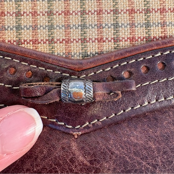 Brighton Plaid & Leather Wallet - Picture 2 of 13